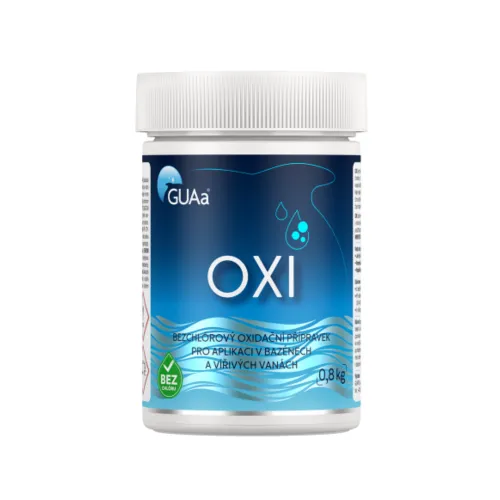 GUAa oxi - bezchlórový oxidační přípravek, 0,8/1,3/3,2kg