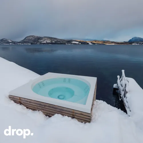 DROP NORDIC – 6 kW elektrické vytápění, 50 mm polyuretanová izolace celého rámu, pro variantu Vuolle Kompakt pouze izolace tloušťky 30mm