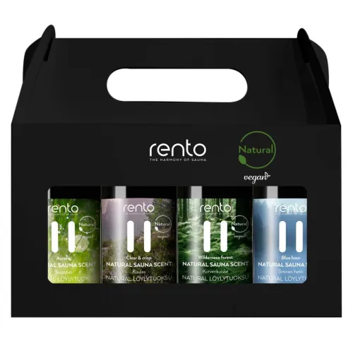 RENTO dárkové balení 4x100ml přírodních saunových esencí