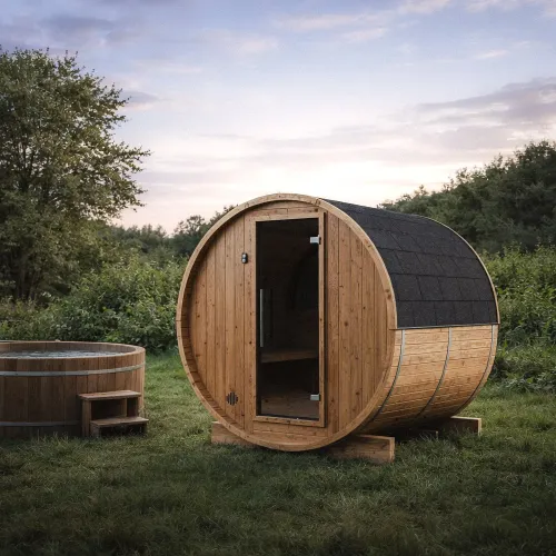Sudová sauna z thermowood – HALO COMFY